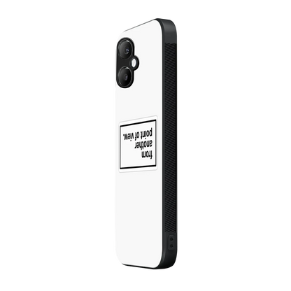 Point Of View White Edition samsung galaxy a06 5g mobile cover | shockproof glass phone case