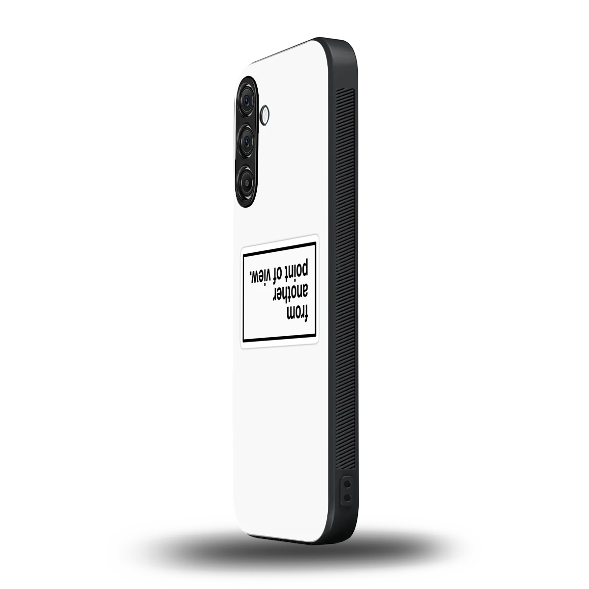 Point Of View White Edition samsung galaxy a16 5g mobile cover | shockproof glass phone case