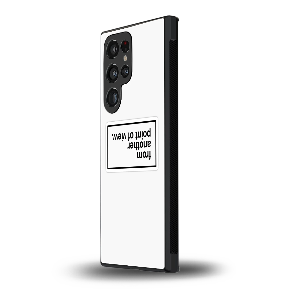 Point Of View White Edition samsung galaxy s23 ultra mobile cover | shockproof glass phone case