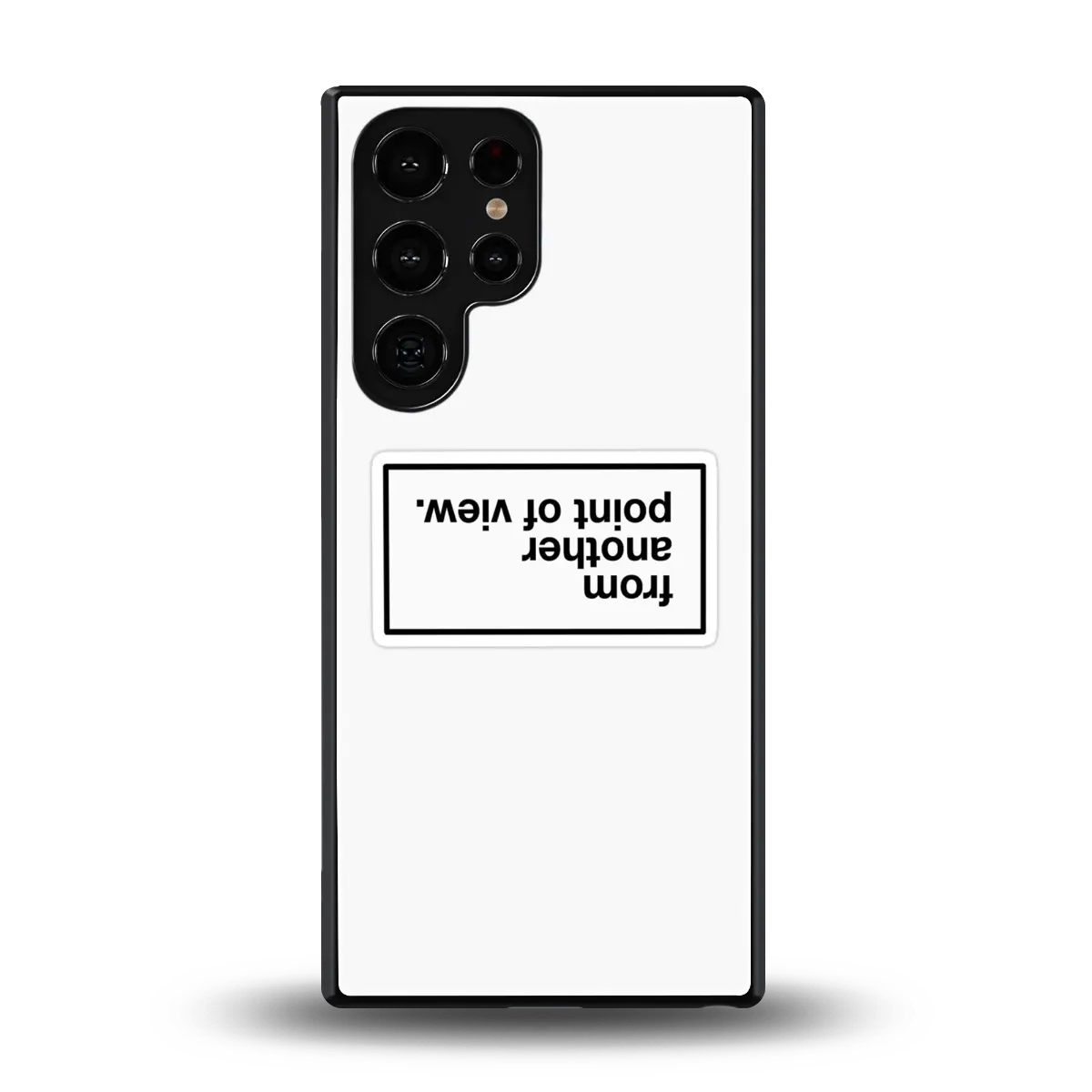 Point Of View White Edition back phone cover | glass case for samsung galaxy s25 ultra