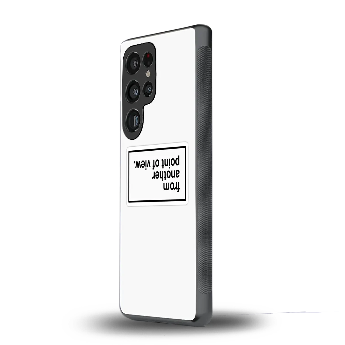 Point Of View White Edition samsung galaxy s25 ultra mobile cover | shockproof glass phone case