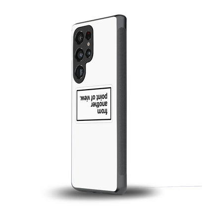 Point Of View White Edition samsung galaxy s25 ultra mobile cover | shockproof glass phone case