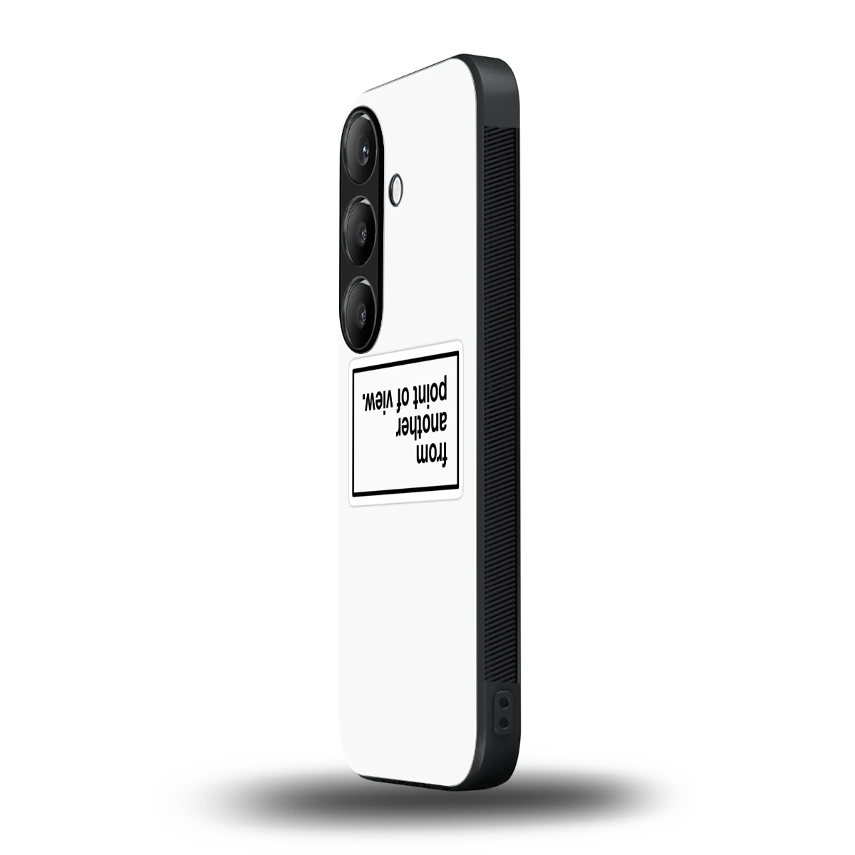Point Of View White Edition samsung galaxy s24 mobile cover | shockproof glass phone case