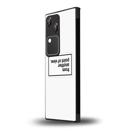 Point Of View White Edition vivo v30 mobile cover | shockproof glass phone case
