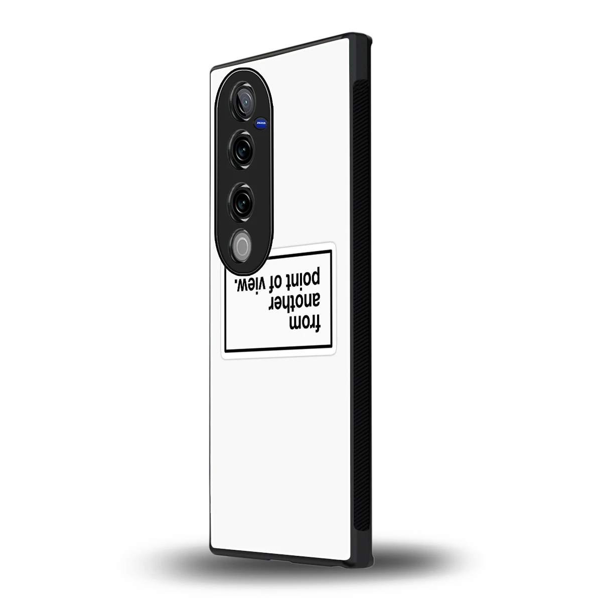Point Of View White Edition vivo v40 pro mobile cover | shockproof glass phone case