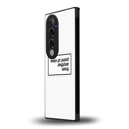 Point Of View White Edition vivo v40 pro mobile cover | shockproof glass phone case