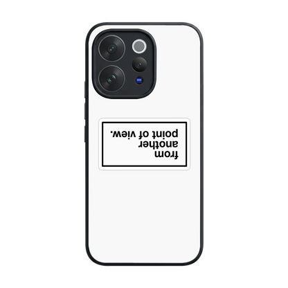 Point Of View White Edition back phone cover | glass case for vivo v70 elite