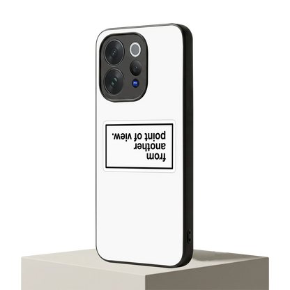 Point Of View White Edition vivo v70 mobile cover | shockproof glass phone case
