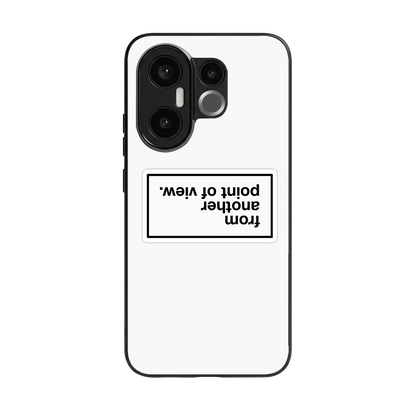 Point Of View White Edition back phone cover | glass case for vivo x200 fe
