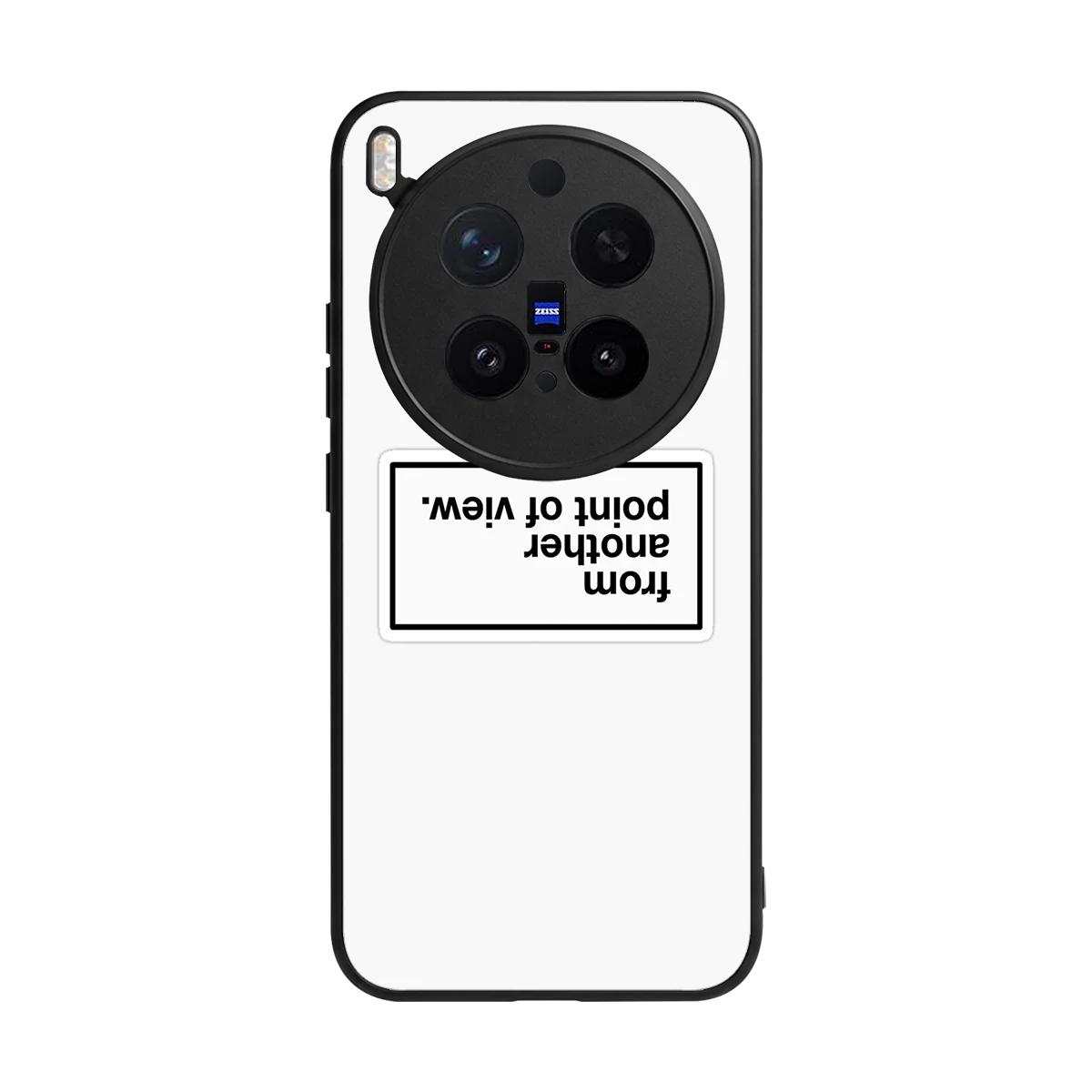 Point Of View White Edition back phone cover | glass case for vivo x300 pro