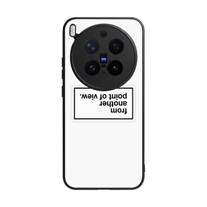 Point Of View White Edition back phone cover | glass case for vivo x300 pro