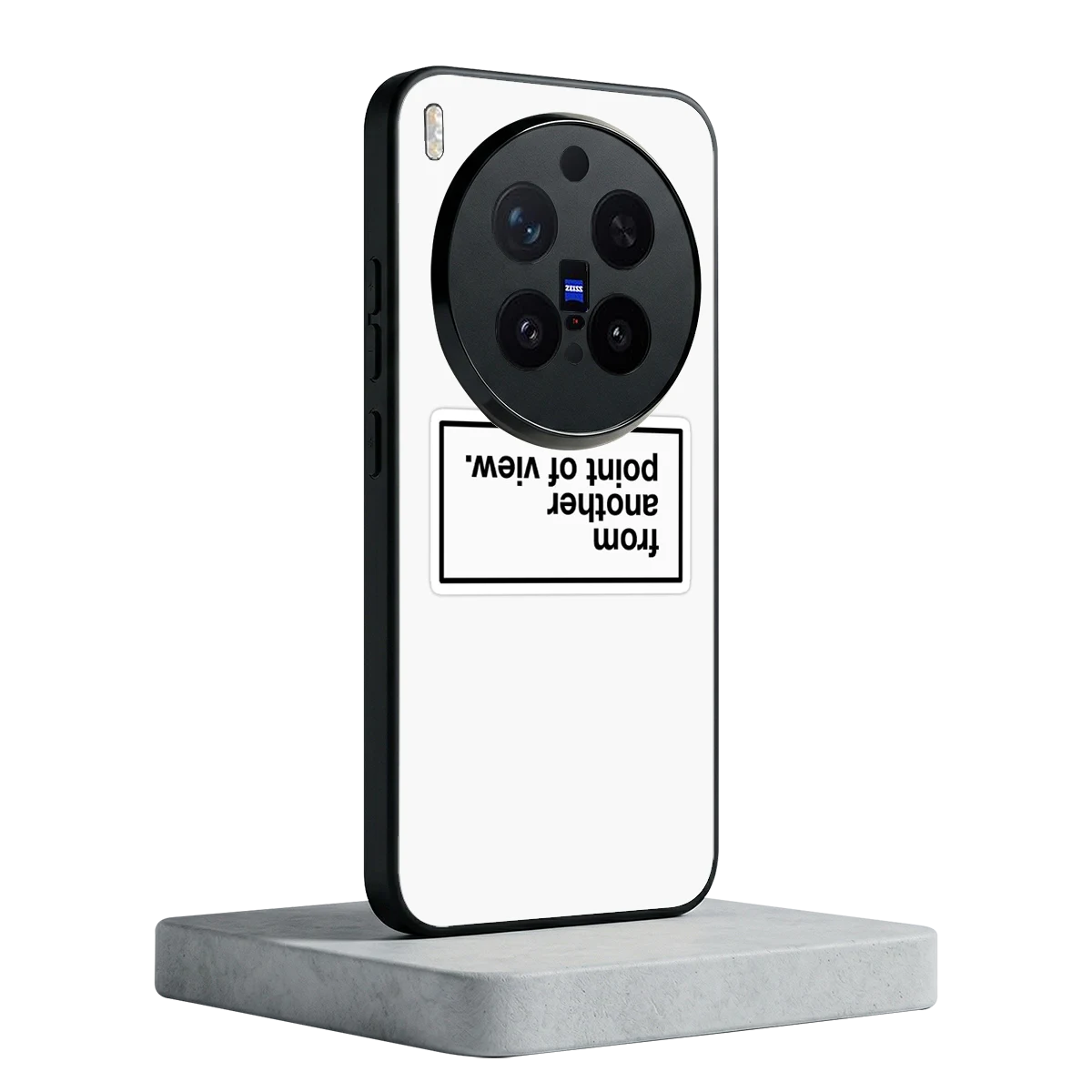 Point Of View White Edition vivo x300 pro mobile cover | shockproof glass phone case