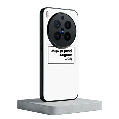 Point Of View White Edition vivo x300 pro mobile cover | shockproof glass phone case
