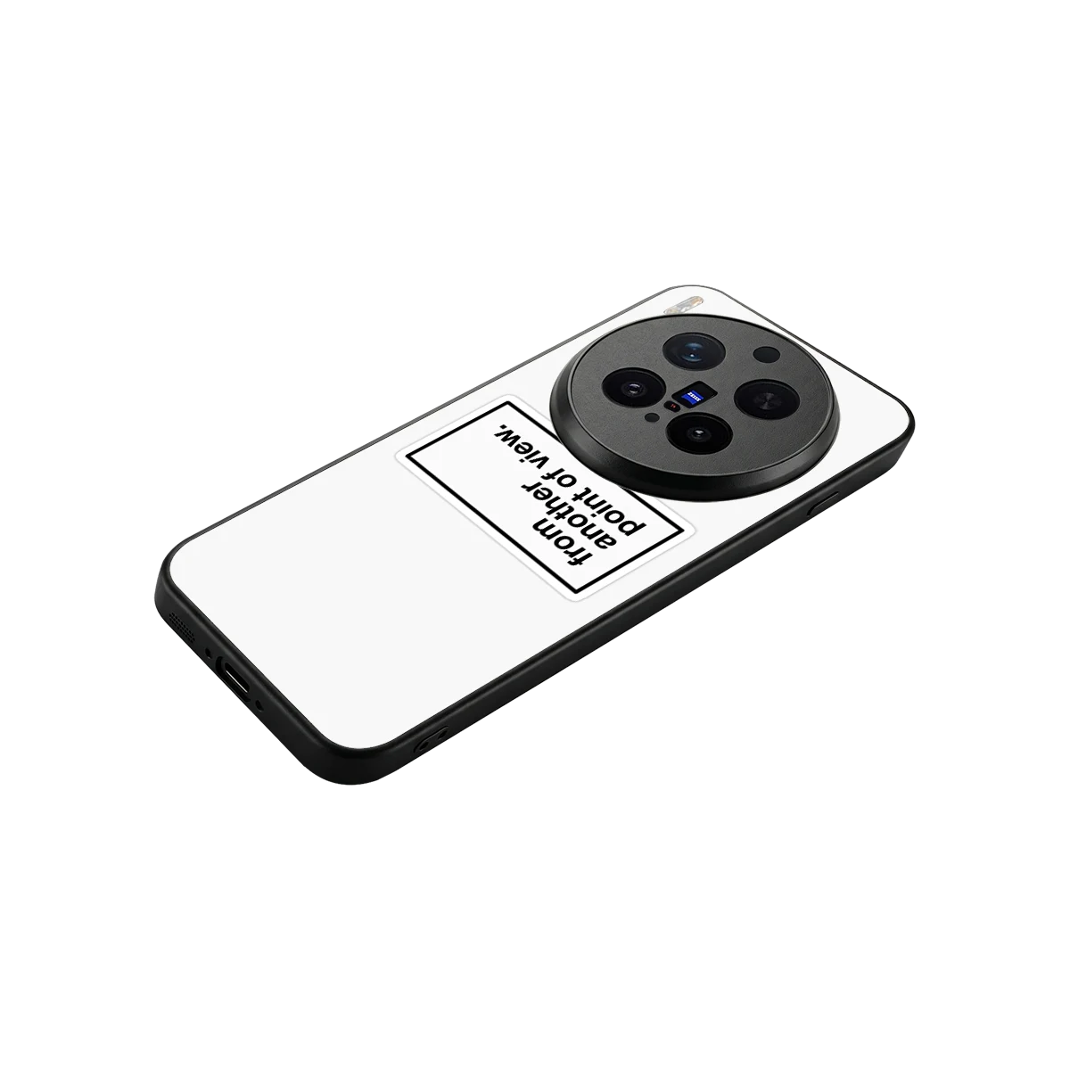 Point Of View White Edition stylish phone case for vivo x300 pro | glossy glass and slim fit