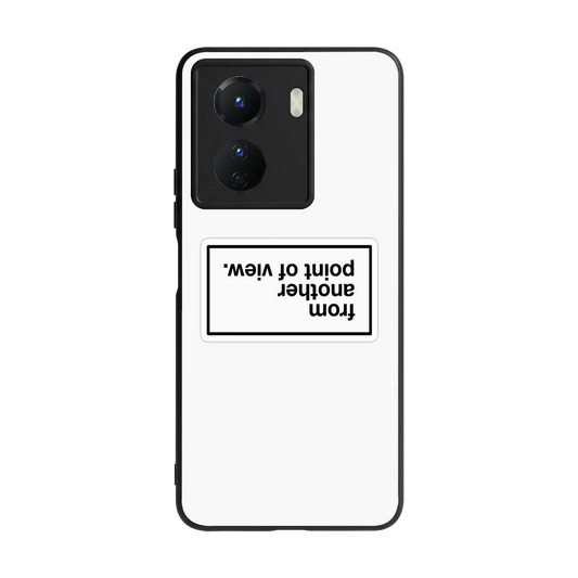 Point Of View White Edition back phone cover | glass case for vivo y16