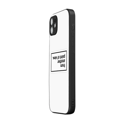 Point Of View White Edition iphone 11 mobile cover | shockproof glass phone case