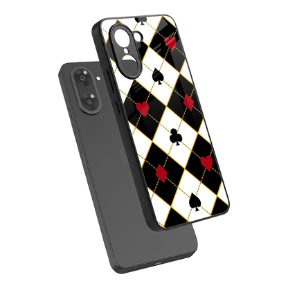 Poker Love sleek oneplus nord ce5 5g cover with tempered glass back and TPU edges
