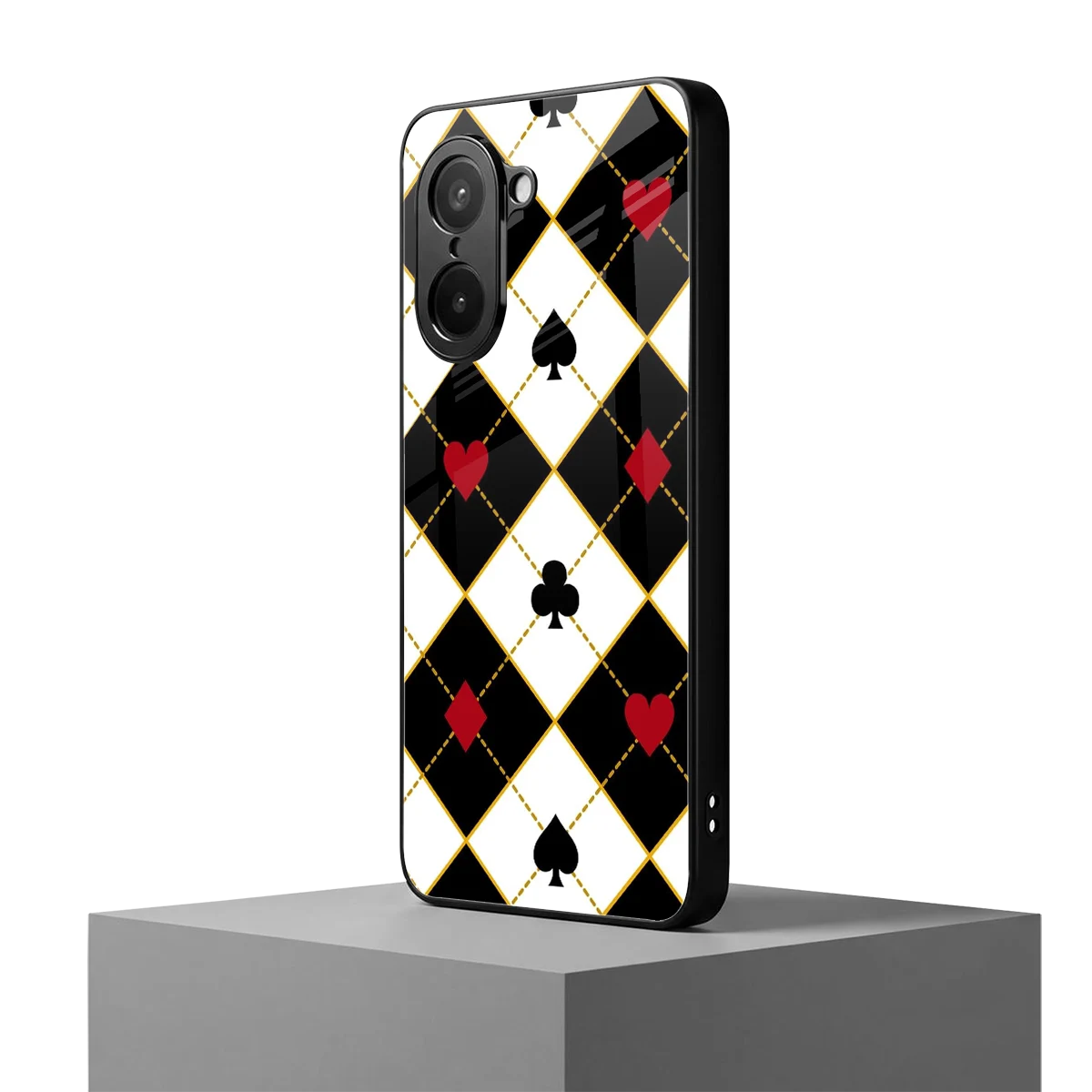 Poker Love oneplus nord ce5 5g mobile cover | shockproof glass phone case