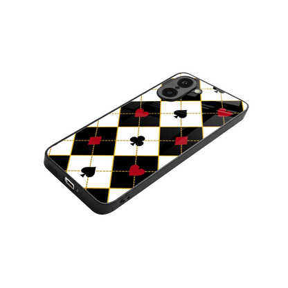 Poker Love stylish phone case for oneplus nord ce5 5g | glossy glass and slim fit