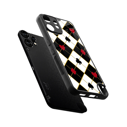 Poker Love sleek cmf nothing phone 2 pro cover with tempered glass back and TPU edges