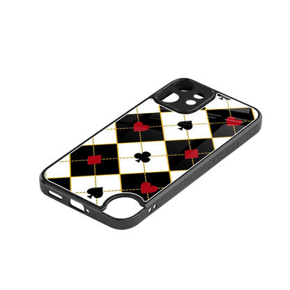 Poker Love stylish phone case for cmf nothing phone 2 pro | glossy glass and slim fit