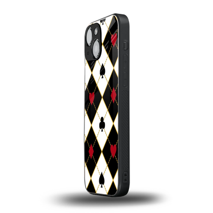 Poker Love iphone 12 mini mobile cover | shockproof glass phone case