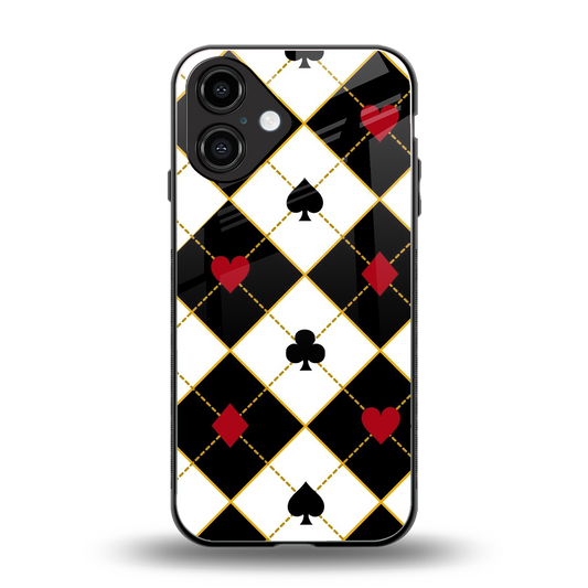 Poker Love Phone Case for Iphone 16 | Glass Case