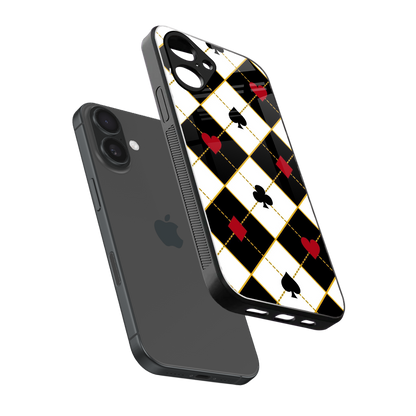 Poker Love Phone Case for Iphone 16 | Glass Case