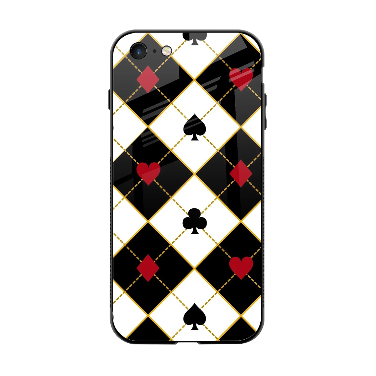 Poker Love back phone cover | glass case for iphone 6s plus