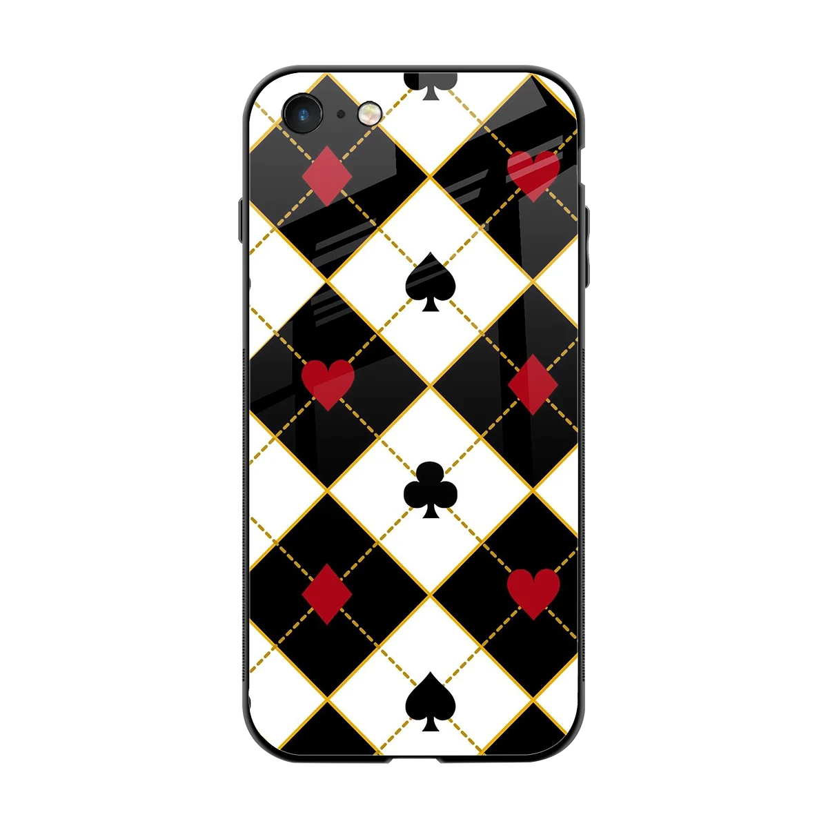 Poker Love back phone cover | glass case for iphone 7
