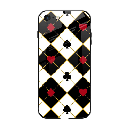 Poker Love back phone cover | glass case for iphone 7
