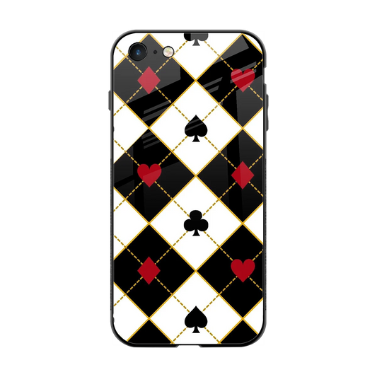 Poker Love back phone cover | glass case for iphone 7