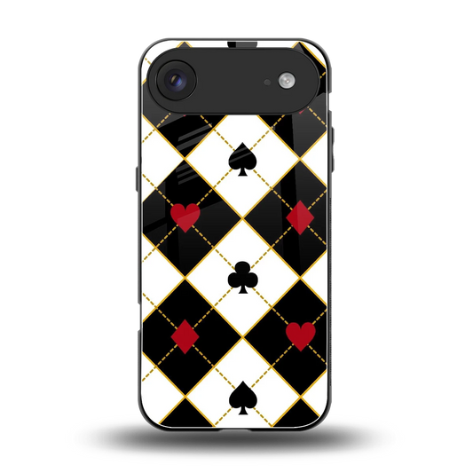 Poker Love back phone cover | glass case for iphone air