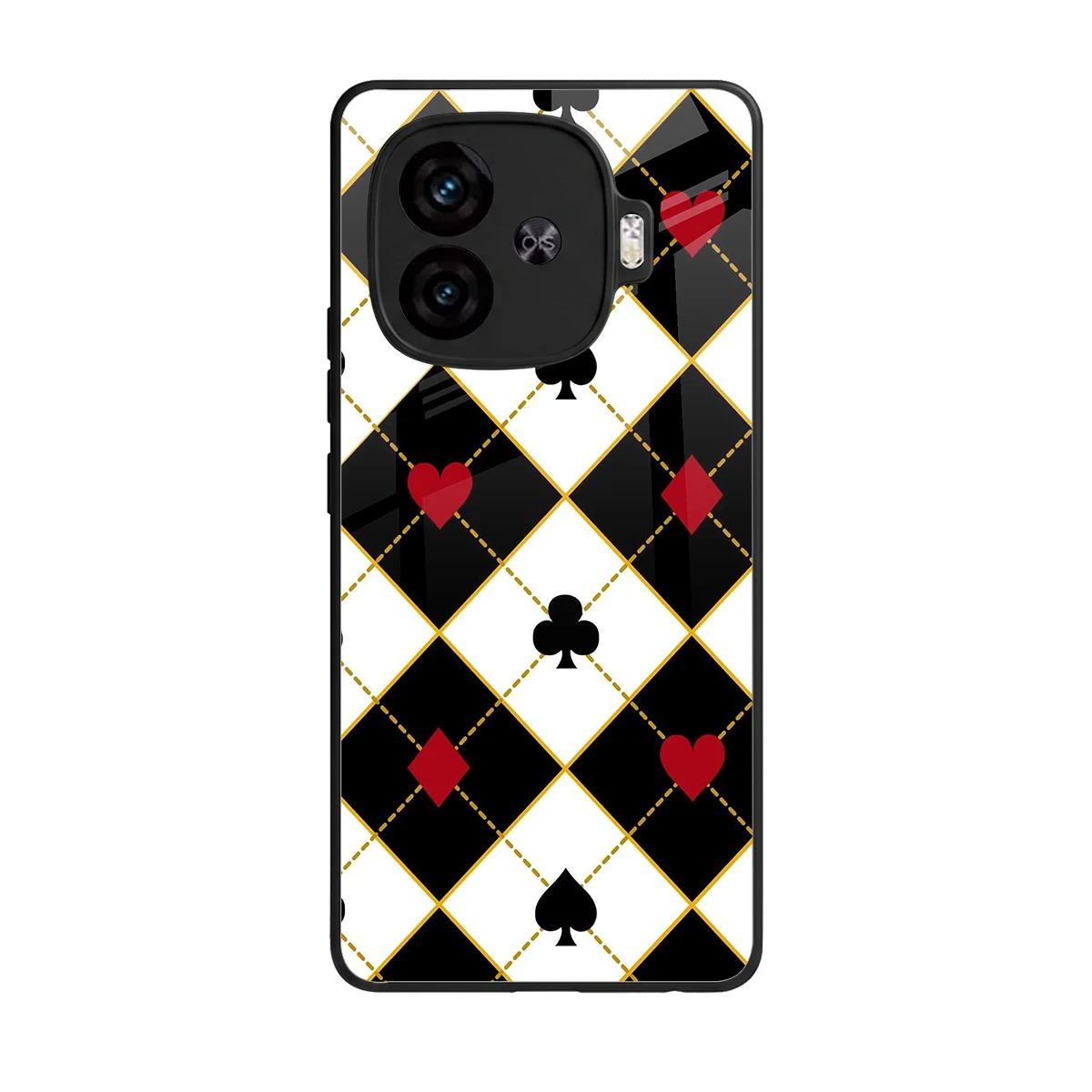 Poker Love back phone cover | glass case for iqoo neo 10r 5g