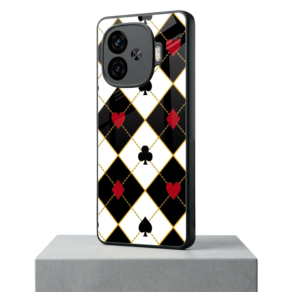 Poker Love iqoo neo 10r 5g mobile cover | shockproof glass phone case