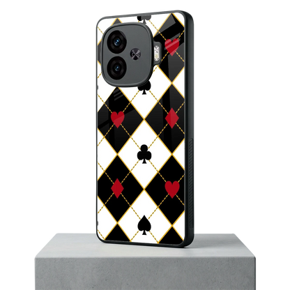 Poker Love iqoo neo 10r 5g mobile cover | shockproof glass phone case
