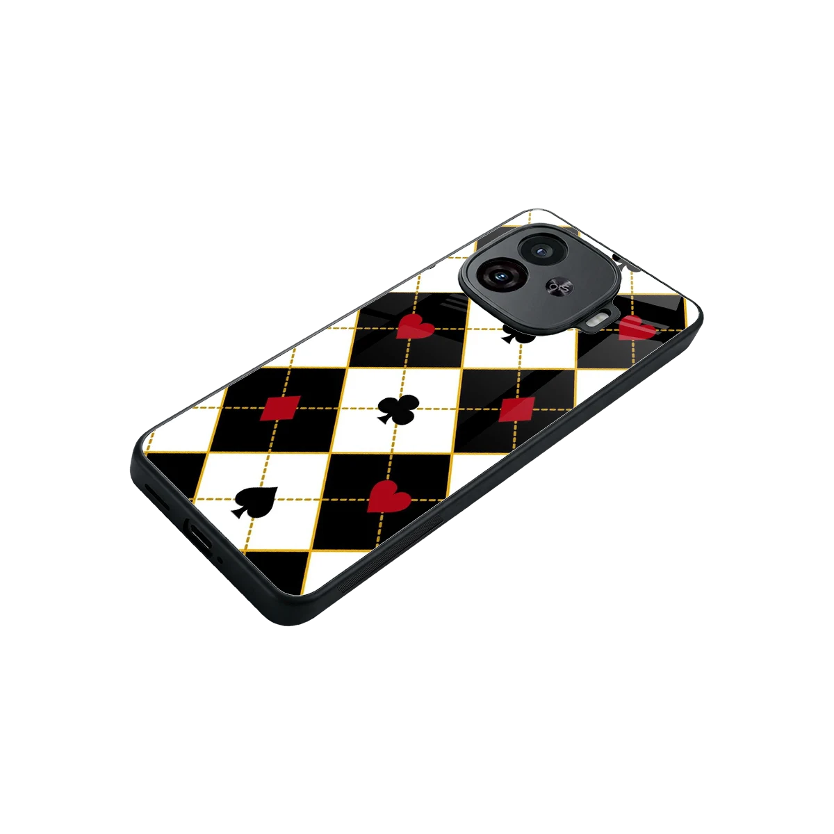 Poker Love stylish phone case for iqoo neo 10r 5g | glossy glass and slim fit