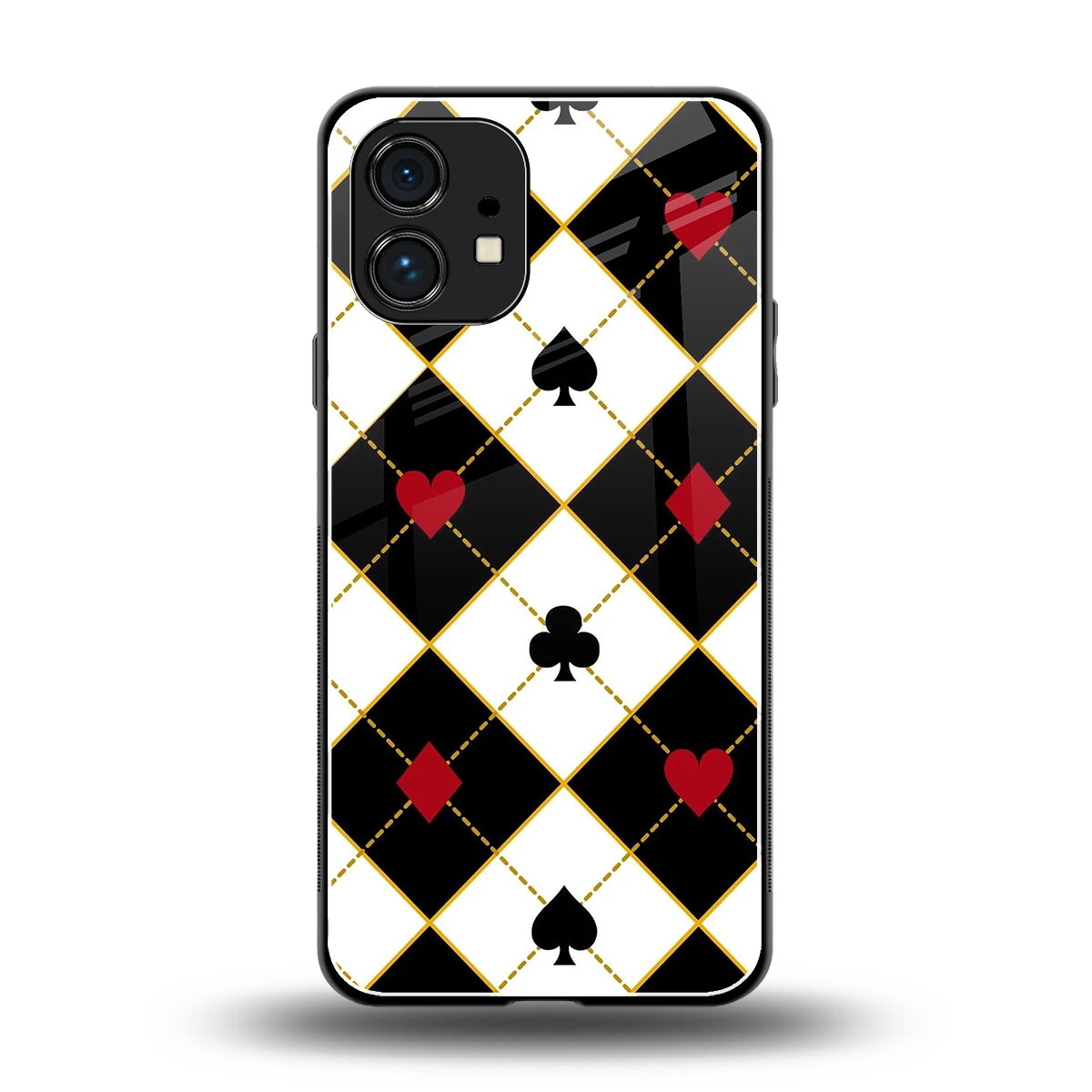 Poker Love back phone cover | glass case for nothing phone 1