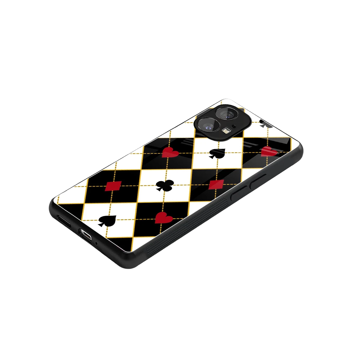 Poker Love stylish phone case for nothing phone 1 | glossy glass and slim fit