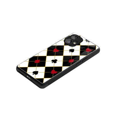 Poker Love stylish phone case for nothing phone 1 | glossy glass and slim fit