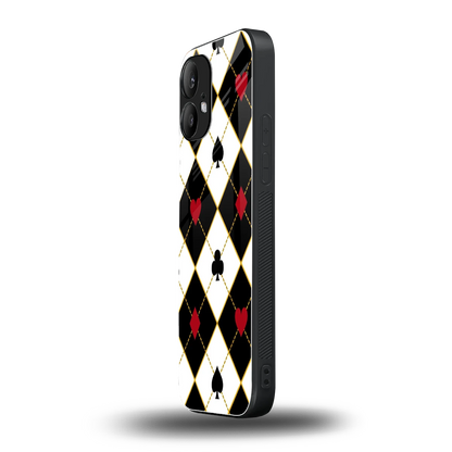 Poker Love nothing phone 2 mobile cover | shockproof glass phone case