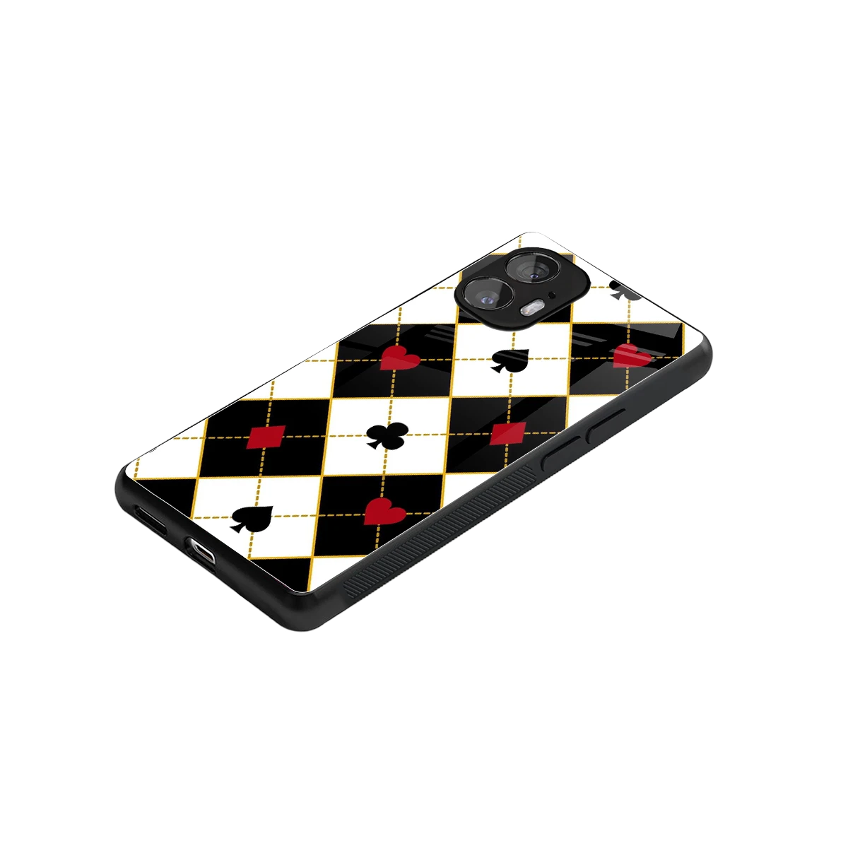Poker Love stylish phone case for nothing phone 2 | glossy glass and slim fit