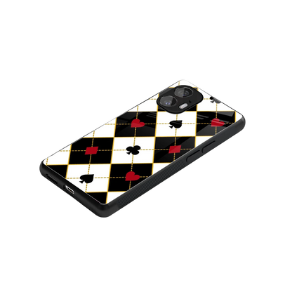 Poker Love stylish phone case for nothing phone 2 | glossy glass and slim fit