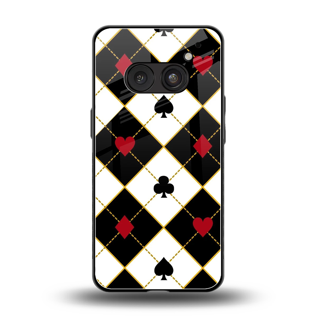 Poker Love back phone cover | glass case for nothing phone 2a plus