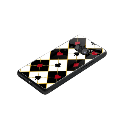 Poker Love stylish phone case for nothing phone 2a plus | glossy glass and slim fit