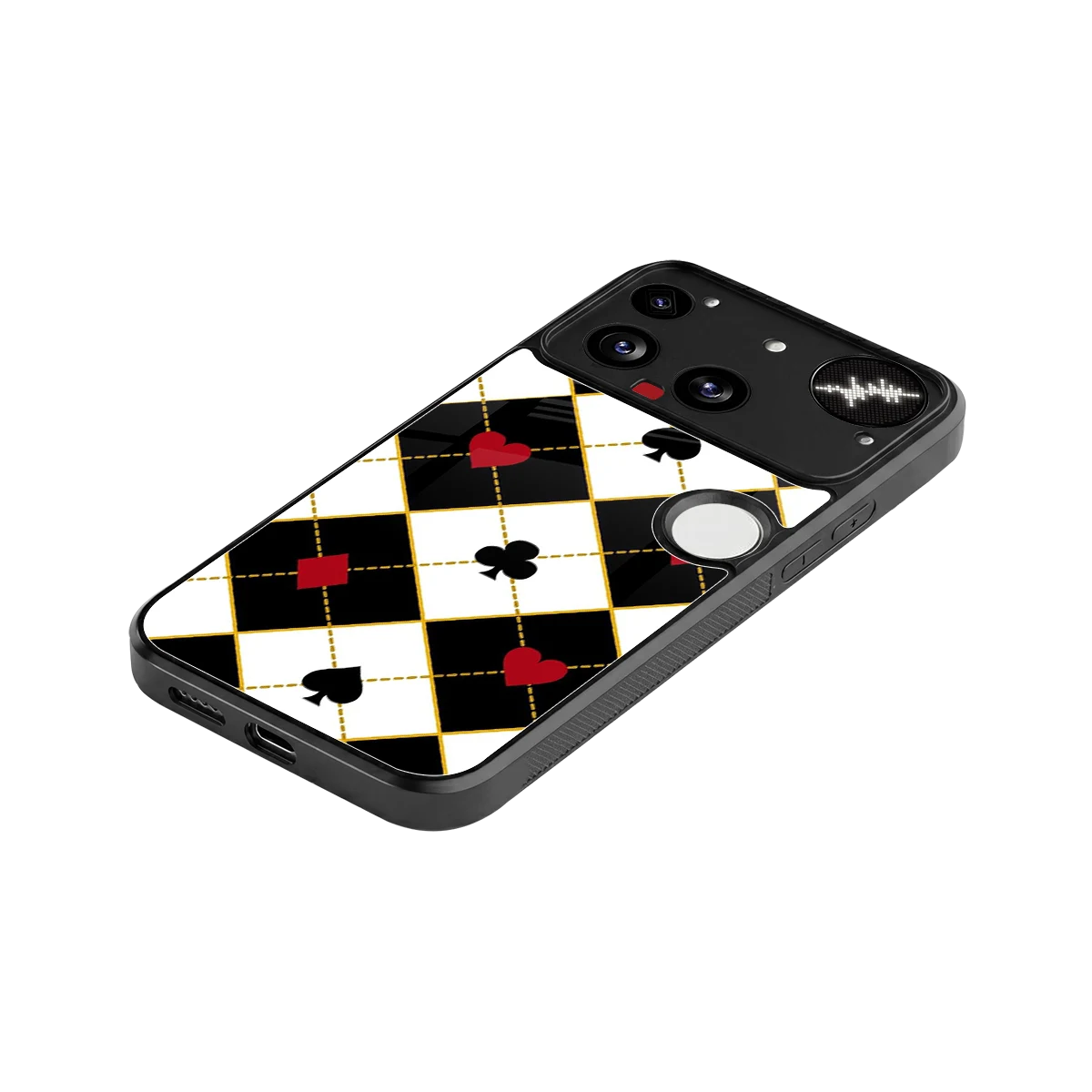 Poker Love stylish phone case for nothing phone 3 | glossy glass and slim fit