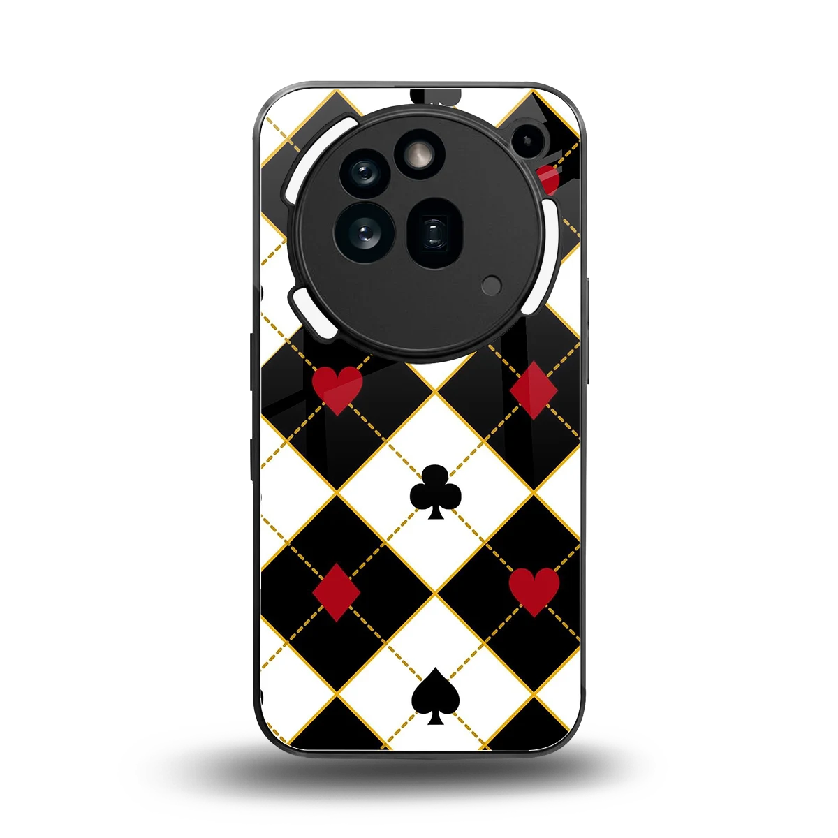 Poker Love back phone cover | glass case for nothing phone 3a pro