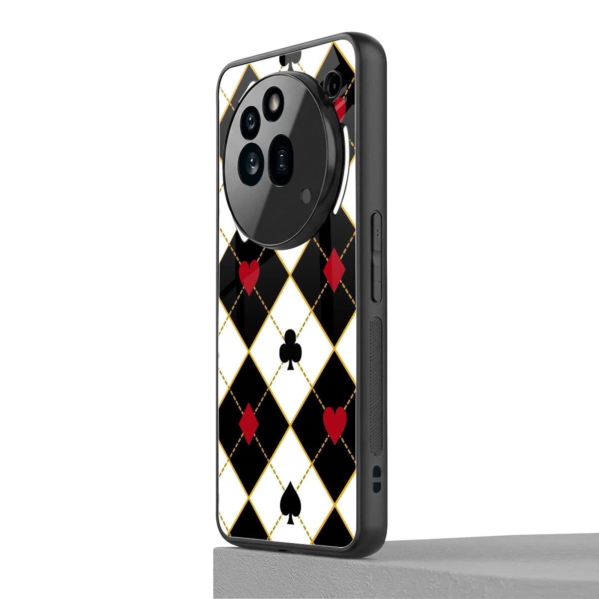 Poker Love nothing phone 3a pro mobile cover | shockproof glass phone case