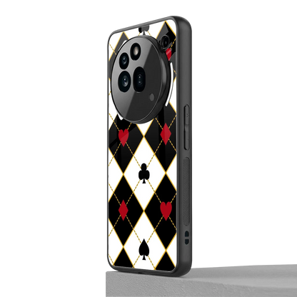 Poker Love nothing phone 3a pro mobile cover | shockproof glass phone case