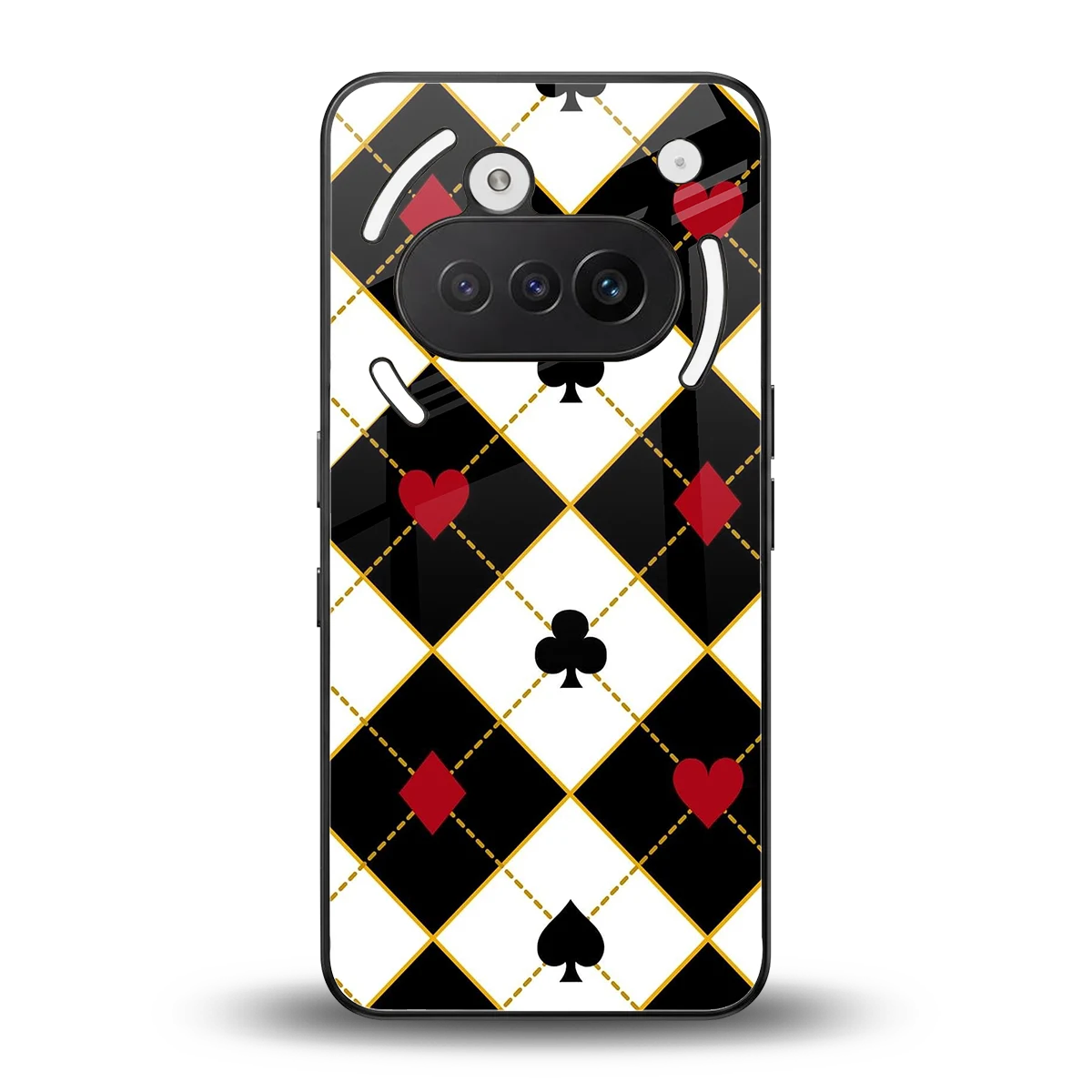 Poker Love back phone cover | glass case for nothing phone 3a